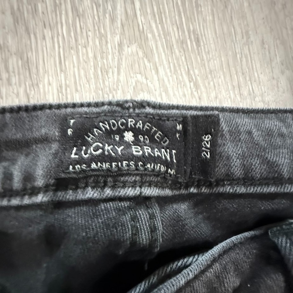 Lucky Brand Lolita Skinny Jeans Women's 2/26 Gray Mid-Rise Stretch Denim - Picture 3 of 7